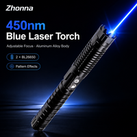 ZHONNA 120W Répulsif Moustiques Laser Vert Portable, Allumeur de Feux d'Artifice Sans Fil à Télécommande, Portée 18M, Rechargeable USB-C