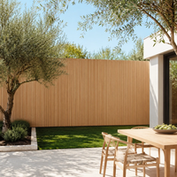 WPC-groefpaneel voor schutting, wand, achtertuin, binnenplaats, villa, privacy en decoratie