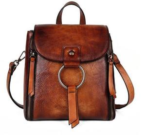 Latest Design Women <b>Leather</b> <b>Backpack</b> Lightweight Durable Waterproof Custom Logo Latest Design <b>Leather</b> <b>Backpacks</b> - Product Image 4