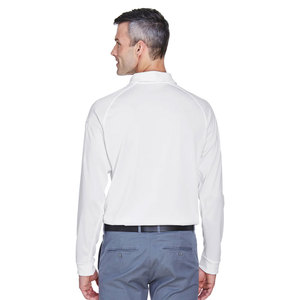 Primavera otoño manga larga cuello en V botón para hombre camisa casual polo - Product Image 5