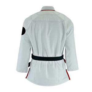 Uniforme de Karate Resistente con Opción de Logotipo Frontal Personalizable, Algodón Ligero para Adultos Unisex, Entrenamiento de Artes Marciales - Product Image 5