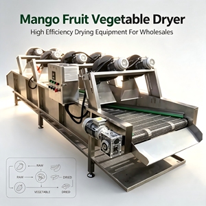 Équipement de séchage de fruits et légumes à haute efficacité par circulation d'air chaud pour atelier de transformation alimentaire, déshydratation par lots - Product Image 1