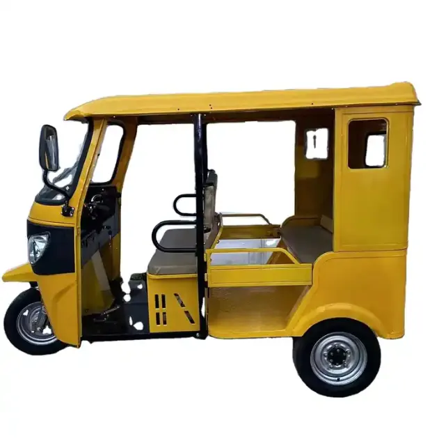 Лидер продаж, автомобильный электронный трехколесный автомобиль, рикша 1 + 6 пассажиров с высокоэффективным двигателем