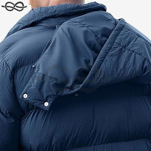 Grand et long manteau matelassé pour hommes Veste d'hiver chaude, élégante et confortable pour les hommes de grande taille isolés - Product Image 4