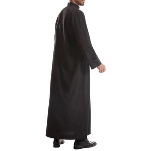 Abaya Jellaba Men Islam Kameez Thobe New Arab Men's Shirt Muslim Robe <b>Long</b> <b>Sleeves</b> Musulamne Men <b>Dress</b> - Product Image 3