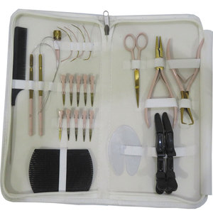 Herramientas para extensiones de cabello, juego de alicates para extensiones de cabello, alicates profesionales Itip de ángulo largo profesional de acero inoxidable para uso comercial - Product Image 1