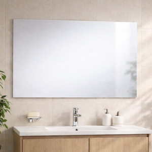 Miroir encadré à bords polis réversible 100x70cm - Product Image 2