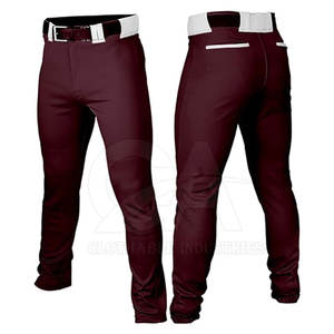 Prix de gros 2025 Pantalons de baseball Pantalons de baseball personnalisés de conception gratuite Pantalons de baseball pour hommes - Product Image 1