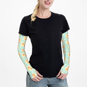 Manchons de bras oem personnalisés pour le travail et l'extérieur en été, coupe par compression respirante avec logo et marque de distributeur - Product Image 4