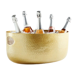 Tina de cerveza con diseño de borde Zig Zag de moda, perfecta para servir bebidas frías en casa, eventos, fiestas y reuniones de la India - Product Image 5