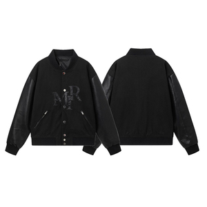 2025 chaquetas universitarias con logotipo personalizado para hombre, Mangas de cuero, bordado de chenilla, chaquetas universitarias con letras de béisbol OEM de alta calidad - Product Image 6
