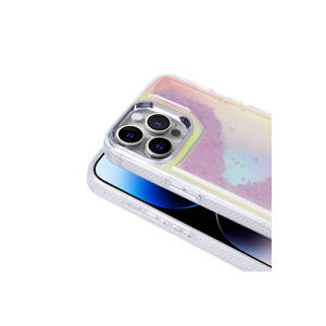Funda Protectora Transparente de Silicona con Diseño de Cordón de Cuentas Coloridas y Protección Antigolpes para iPhone 14 Pro Max - Product Image 5