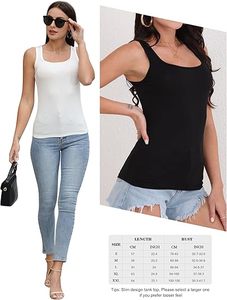 Débardeurs décontractés sans manches à col carré pour femmes sous-vêtements tricotés respirants pour femmes avec logo personnalisé courte longueur - Product Image 5