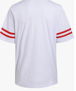 เสื้อเจอร์ซีย์อเมริกันฟุตบอลสำหรับผู้ชายและผู้หญิงเสื้อออกกำลังกายแขนสั้นแห้งเร็วชุดเล่นกีฬาแบบลำลอง - Product Image 2