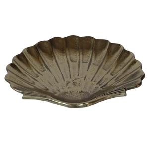 Plateau en forme de coquillage en aluminium moulé, élégant plateau de table en aluminium, décoratif pour les bibelots, décoration intérieure et artisanat métallique - Product Image 5