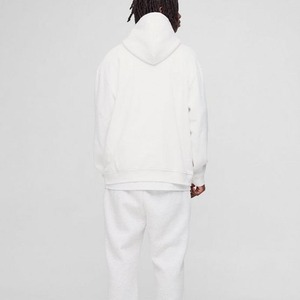 Best Quality <b>Men's</b> Hoodies <b>Sweatshirts</b> Unisex Oversized Pullover Custom logo Blank Heavyweight 100% Cotton Made <b>White</b> Hoodie - Product Image 2