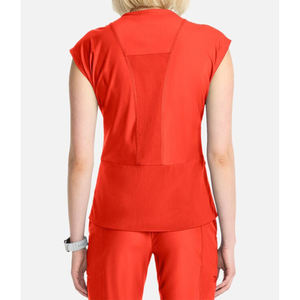 Vente chaude séchage rapide infirmière Stretch gommages ensembles pour femmes été sans manches hôpital soins infirmiers gommages uniformes - Product Image 5