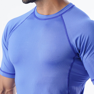 <b>Men</b> Quick Dry Workout <b>Compression</b> <b>Shirt</b> Polyester & Spandex <b>Compression</b> Gym Short Sleeve Training T-<b>Shirts</b> - Product Image 6