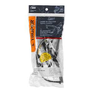 Gafas de Seguridad Deportivas Truper LESP-SA, Certificación ANSI Z87.1, Antivaho, Antiarañazos, Lentes de Policarbonato Ámbar, Marco Completo de Plástico - Product Image 1