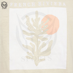 T-shirt de fitness en plein air à manches courtes avec logo personnalisé de qualité supérieure pour hommes 100% coton tissé - Product Image 3