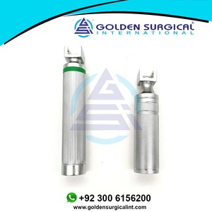 Laryngoscope vétérinaire pour anesthésie animale, intubation de la gorge et de la trachée, fibre optique, lumière LED, 12 lames, 2 poignées, laryngoscope pour animaux - Product Image 6