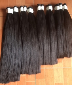 ราคาขายส่งคุณภาพสูงต่อผมจํานวนมาก 100 กรัม 14 นิ้วคู่ดึงสีอ่อนผมตรง - Product Image 4