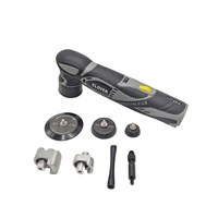 Polisseuse miniature sans fil CLOVER rechargeable 1,2/2/3 pouces à vitesse variable, orbite de 6 mm à 12 mm, double action pour le detailing automobile