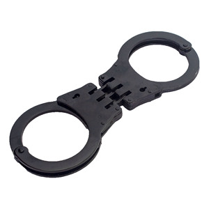 Service de sécurité métal carbone acier noir menottes fermées double système de verrouillage menottes inoxydable - Product Image 1