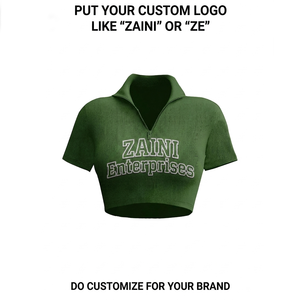 Camiseta Corta Verde de Algodón y Elastano de Primera Calidad, 280 GSM, con Bordado Personalizado, Logotipo Serigrafiado, Marca Privada, OEM - Product Image 1