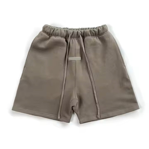Vente en gros de shorts de sport pour hommes 100% coton taille élastique couleur extensible clair foncé tissu de qualité design unisexe personnalisé - Product Image 4