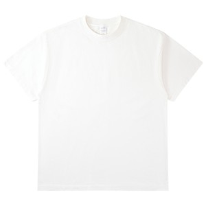 Ácido lavado gota hombro peso pesado esencial en blanco manga corta algodón Streetwear Boxy camiseta de gran tamaño para hombres DDP envío - Product Image 4