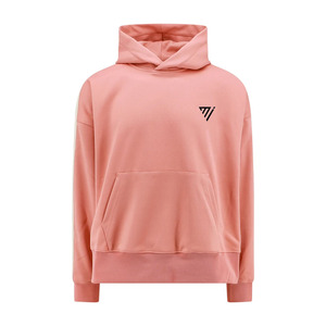 <b>Men's</b> Oversized <b>Hoodies</b> Quick Dry Breathable Casual Wear with Hood for Winter Solid & Print Pattern In Light <b>Pink</b> Color - Product Image 1