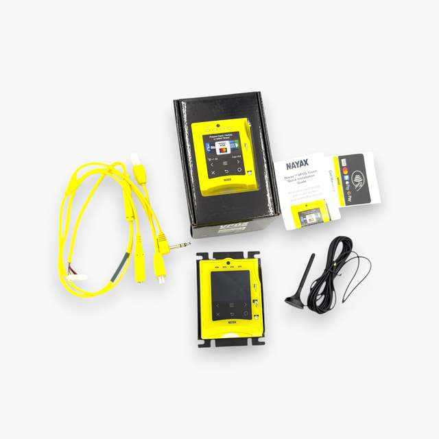 Nayax VPOS Touch Credit Card NFC Reader MDB Vending Machine Indoor Use Toughened Glass Panel EMVCo Level 1 Payment Kiosks
