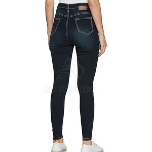 Pantalones vaqueros de secado rápido con logotipo personalizado para mujer, pantalones vaqueros informales para mujer, pantalones vaqueros de alta calidad para mujer - Product Image 2