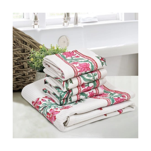 Hospital Supply 90x180cm 550GSM Cotton Bath <b>Towels</b> <b>Embroidered</b> Durable Antibacterial Easy Care Biodegradable For Clinic Use - Product Image 5