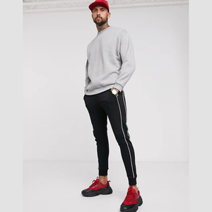 Sweat-shirts à capuche surdimensionnés pour hommes personnalisés, col rond, vintage, 100% coton, molleton lourd, sweat-shirt uni teint, hiver - Product Image 4