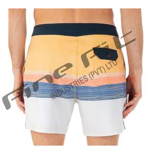 <b>Men's</b> Quick Dry Casual <b>Shorts</b> Breathable Lightweight Summer Wear <b>Elastic</b> <b>Waistband</b> Custom Designed Solid Pattern Plain Dyed High - Product Image 2