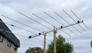 <span class=keywords><strong>Antenne</strong></span> Log-Périodique (LPDA) VHF <span class=keywords><strong>large</strong></span> <span class=keywords><strong>bande</strong></span> 30-90 MHz, gain élevé 6 dBi, pour radioamateur, récepteur <span class=keywords><strong>SDR</strong></span>, surveillance spectrale et diffusion - Product Image 2