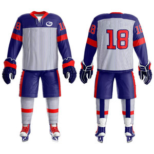 Uniforme de Hockey sobre Hielo de Secado Rápido y Transpirable, Venta en Línea, Diseña Tu Propio Uniforme de Hockey sobre Hielo - Product Image 1