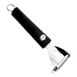 TWIST Black Steel Potato Peeler 1723 Quality Household Kitchen <b>Tools</b> for Home Everyday Use Good for <b>Fruits</b> <b>Vegetables</b> PC Plastic - Product Image 1