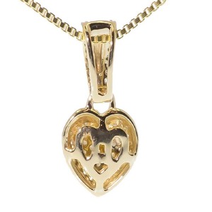 Colgante de corazón con diamantes de moissanita Collar de joyería de hip hop Encanto para mujer - Product Image 4