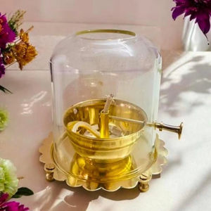 High Quality Large Traditional Brass Akhand Jyoti Diya for Diwali Celebrations and Religious Ceremonies Top Manufacturer Company - Product Image 5