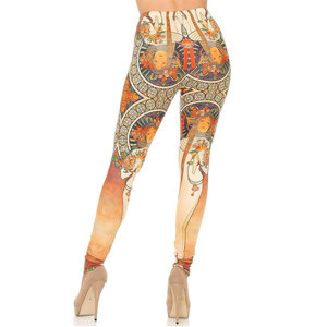 Leggings de Yoga imprimés par Sublimation, taille haute, sans couture, pour femmes, pantalon de Fitness, Design personnalisé, nouvelle collection - Product Image 3