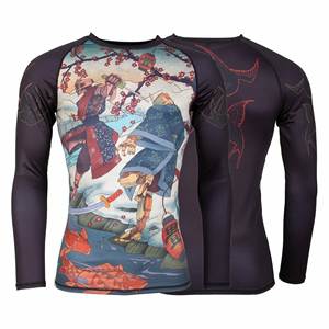 เสื้อแรชการ์ดแบบบีบอัดของผู้ชายมาใหม่ BJJ grappling rashguard แบบ2026 - Product Image 4
