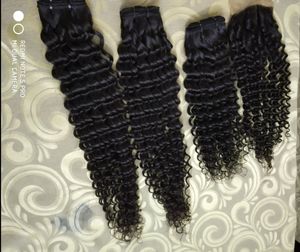 Compre extensiones de cabello humano virgen rizado profundo Textura suave sin enredos Exportador indio Venta - Product Image 4
