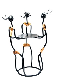 New & Trending Metal iron <b>Black</b> Candle <b>Holders</b> for Home Decor candle light is a great Classic peace candle <b>holder</b> stand - Product Image 6