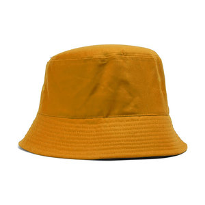 Vente en gros de chapeaux bob 100% coton double face, colorés, unisexes, protection solaire avec logo personnalisé - Product Image 4