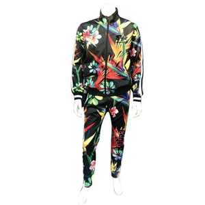 Chándal cortavientos de algodón de dos piezas con estilo para hombre con cierre elástico para entrenamiento al aire libre de invierno - Product Image 3