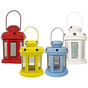 Premium Design Salsa Lanterns Bulk Promotional Top Supplier Iron <b>Candle</b> Lanterns Standard Colored <b>Tea</b> Light Holder Lanterns - Product Image 2
