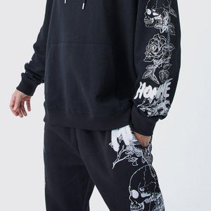 Sudaderas con Capucha para Hombre de Alta Calidad al por Mayor con Serigrafía, Nuevo Diseño Vintage, Lavado Ácido, Sudadera Térmica para Hombre, Conjuntos Deportivos - Product Image 3